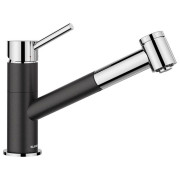 Смеситель для кухни Blanco KANO-S Vario Silgranit антрацит/хром 527962