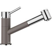 Змішувач для кухні Blanco KANO-S Vario Silgranit вулканічний сірий/хром 527967