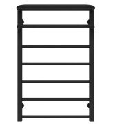 Полотенцесушитель водяной Deffi Lux Hotel П7 500х800 боковое правое подключение черный A.LH.80.50.7.B.C