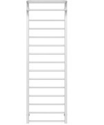 Полотенцесушитель водяной Deffi Lux Hotel П15 500х1600 боковое левое подключение белый A.LH.160.50.15.W.B