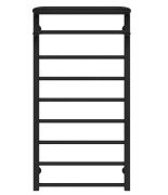 Полотенцесушитель водяной Deffi Lux Hotel П9 500х1000 боковое левое подключение черный A.LH.100.50.9.B.B