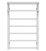 Полотенцесушитель водяной Deffi Lux Hotel П7 600х800 боковое правое подключение белый A.LH.80.60.7.W.C