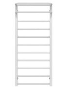 Полотенцесушитель водяной Deffi Lux Hotel П11 500х1200 боковое правое подключение белый A.LH.120.50.11.W.C