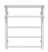 Полотенцесушитель водяной Deffi Lux Hotel П5 600х600 боковое левое подключение белый A.LH.60.60.5.W.B