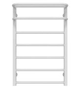 Полотенцесушитель водяной Deffi Lux Hotel П7 600х800 боковое левое подключение белый A.LH.80.60.7.W.B