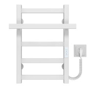 Електрична сушарка для рушників Deffi Nicolе П5 300х500 праве підключення WD04 білий A.NI.50.30.5.E.W.R.4