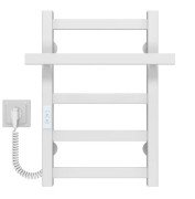 Електрична сушарка для рушників Deffi Nicolе П5 300х500 ліве підключення WD04 білий A.NI.50.30.5.E.W.L.4