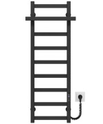 Электрический полотенцесушитель Deffi Nicolе П9 300х1000 правое подключение JD04 черный A.NI.100.30.9.E.B.R.2