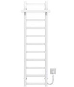 Електрична сушарка для рушників Deffi Nicole П11 300х1200 праве підключення WD04 білий A.NI.120.30.11.E.W.R.4