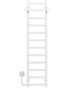 Електрична сушарка для рушників Deffi Nicole П12 300х1400 ліве підключення WD04 білий A.NI.140.30.12.E.W.L.4