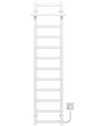 Электрический полотенцесушитель Deffi Nicolе П12 300х1400 правое подключение WD04 белый A.NI.140.30.12.E.W.R.4