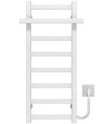 Электрический полотенцесушитель Deffi Nicolе П8 300х800 правое подключение WD04 белый A.NI.80.30.8.E.W.R.4