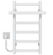 Електрична сушарка для рушників Deffi Nicolе П6 400х600 ліве підключення WD04 білий A.NI.60.40.6.E.W.L.4