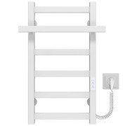 Електрична сушарка для рушників Deffi Nicolе П6 400х600 праве підключення WD04 білий A.NI.60.40.6.E.W.R.4