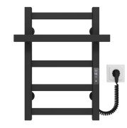 Электрический полотенцесушитель Deffi Nicolе П5 400х500 правое подключение JD04 черный A.NI.50.40.5.E.B.R.2