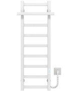 Електрична сушарка для рушників Deffi Nicole П9 300х1000 праве підключення WD04 білий A.NI.100.30.9.E.W.R.4