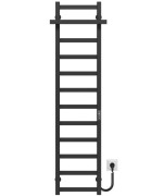 Электрический полотенцесушитель Deffi Nicolе П12 400х1400 правое подключение JD04 черный A.NI.140.40.12.E.B.R.2