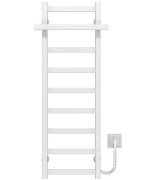 Електрична сушарка для рушників Deffi Nicole П9 400х1000 праве підключення WD04 білий A.NI.100.40.9.E.W.R.4