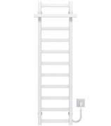 Электрический полотенцесушитель Deffi Nicolе П11 400х1200 правое подключение WD04 белый A.NI.120.40.11.E.W.R.4