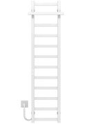 Електрична сушарка для рушників Deffi Nicole П12 400х1400 ліве підключення WD04 білий A.NI.140.40.12.E.W.L.4