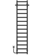 Электрический полотенцесушитель Deffi Nicolе П14 400х1600 левое подключение JD04 черный A.NI.160.40.14.E.B.L.2
