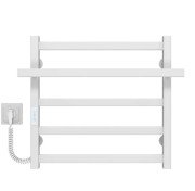 Электрический полотенцесушитель Deffi Nicolе П5 500х500 левое подключение WD04 белый A.NI.50.50.5.E.W.L.4