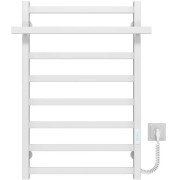 Електрична сушарка для рушників Deffi Nicole П8 500х800 праве підключення WD04 білий A.NI.80.50.8.E.W.R.4