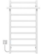 Електрична сушарка для рушників Deffi Nicolе П9 500х1000 ліве підключення WD04 білий A.NI.100.50.9.E.W.L.4