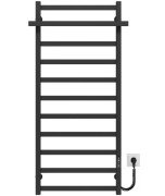 Електрична сушарка для рушників Deffi Nicolе П11 500х1200 праве підключення JD04 чорний A.NI.120.50.11.E.B.R.2