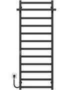 Электрический полотенцесушитель Deffi Nicolе П12 500х1400 левое подключение JD04 черный A.NI.140.50.12.E.B.L.2