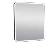 Дзеркало для ванної кімнати Аквародос Donato 60х70 см sensor з LED-підсвічуванням чорний АР000113296