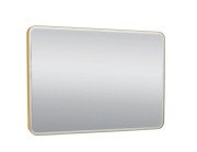 Дзеркало для ванної кімнати Аквародос Donato 100х70 см sensor з підсвічуванням золото АР000113302