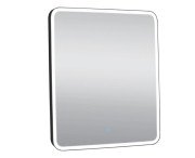 Дзеркало для ванної кімнати Аквародос Donato 60х70 см sensor з LED-підсвічуванням чорний АР000113296