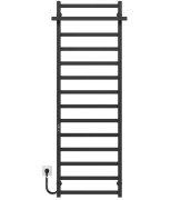 Електрична сушарка для рушників Deffi Nicolе П14 500х1600 ліве підключення JD04 чорний A.NI.160.50.14.E.B.L.2
