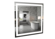 Дзеркало для ванної кімнати Аквародос Альфа 80х80 см з LED-підсвічуванням АР000001216