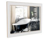 Зеркало для ванной Аквародос Беатриче 80х80 см белый патина золото АР000000910