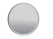 Зеркало для ванной Аквародос Лоренцо black D-70 sensor с LED-подсветкой черный АР000112799