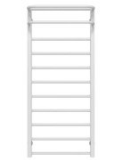 Сушка для рушників водяна Deffi Lux Hotel П11 600х1200 бічне праве підключення білий A.LH.120.60.11.W.C