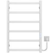 Електрична сушарка для рушників Deffi Avast П6 500х800 праве підключення WD04 білий B.AV.80.50.6.E.W.R.4