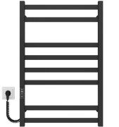 Електрична сушарка для рушників Deffi Avast П8 500х800 ліве підключення JD04 чорний B.AV.80.50.8.E.B.L.2