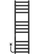 Сушарка для рушників електрична Deffi Avast П12 450х1200 ліве підключення JD04 чорний B.AV.120.45.12.E.B.L.2