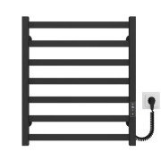 Електрична сушарка для рушників Deffi Avast П7 500х600 праве підключення JD04 чорний B.AV.60.50.7.E.B.R.2