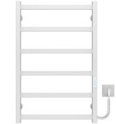 Електрична сушарка для рушників Deffi Avast П6 500х800 праве підключення WD04 білий B.AV.80.50.6.E.W.R.4