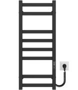 Сушарка для рушників електрична Deffi Avast П8 450х800 праве підключення JD04 чорний B.AV.80.45.8.E.B.R.2