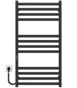 Электрический полотенцесушитель Deffi Avast П12 600х1000 левое подключение JD04 черный B.AV.100.60.12.E.B.L.2