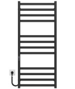 Електрична сушарка для рушників Deffi Avast П12 500х1200 ліве підключення JD04 чорний B.AV.120.50.12.E.B.L.2