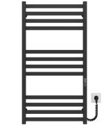 Електрична сушарка для рушників Deffi Avast П12 500х1000 праве підключення JD04 чорний B.AV.100.50.12.E.B.R.2