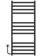 Электрический полотенцесушитель Deffi Avast П12 500х1200 левое подключение JD04 черный B.AV.120.50.12.E.B.L.2