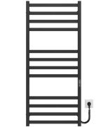 Електрична сушарка для рушників Deffi Avast П12 500х1200 праве підключення JD04 чорний B.AV.120.50.12.E.B.R.2