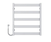 Електрична сушарка для рушників Deffi Harmony П5 500х600 ліве підключення WD04 білий B.HR.60.50.5.E.W.L.4